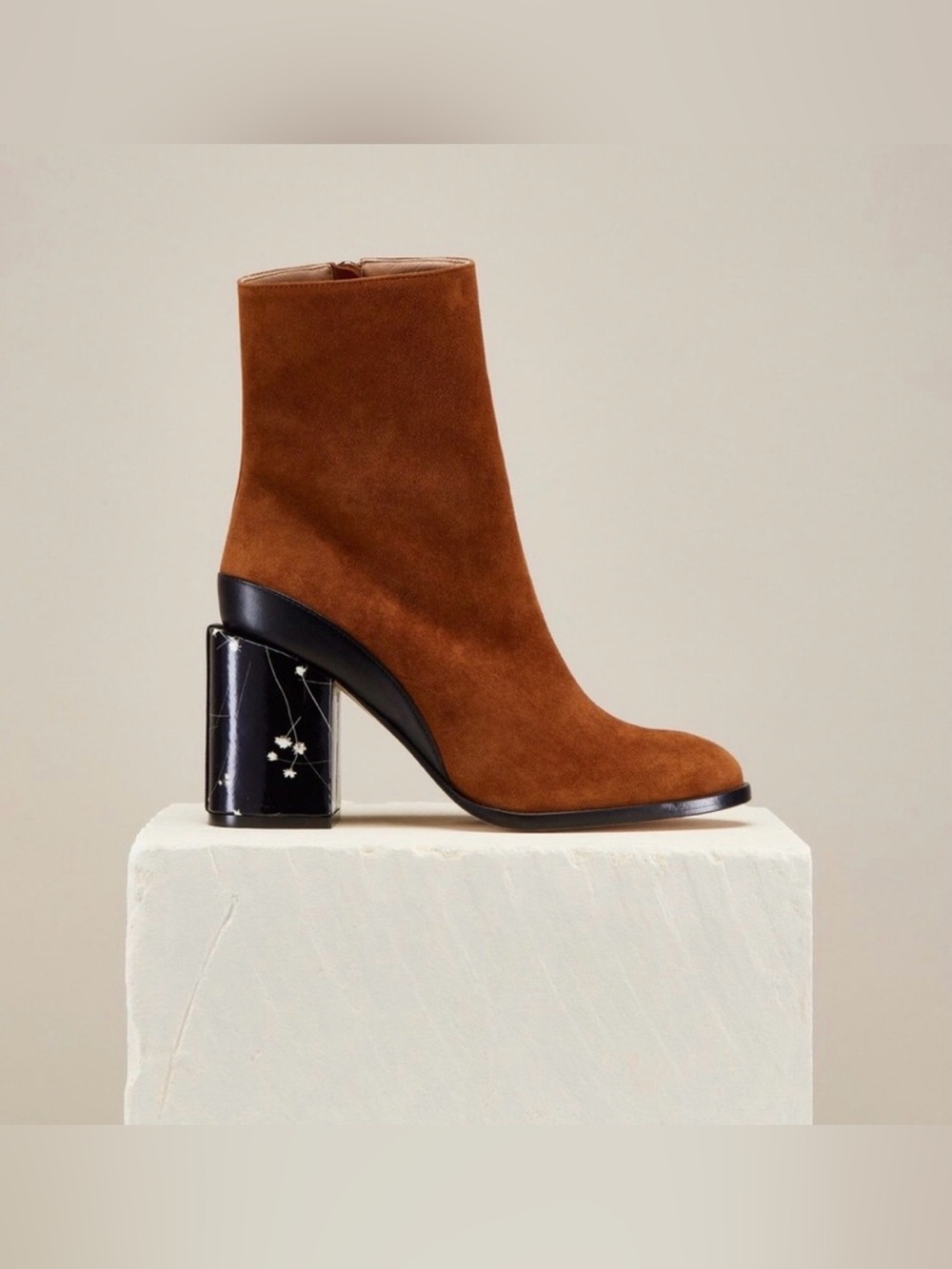 Dear Frances Spirit Boot Copper Suede Size 10
